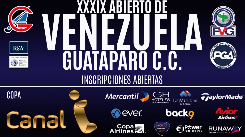 Imágenes e información XXXIX Abierto de Venezuela Copa Canal i