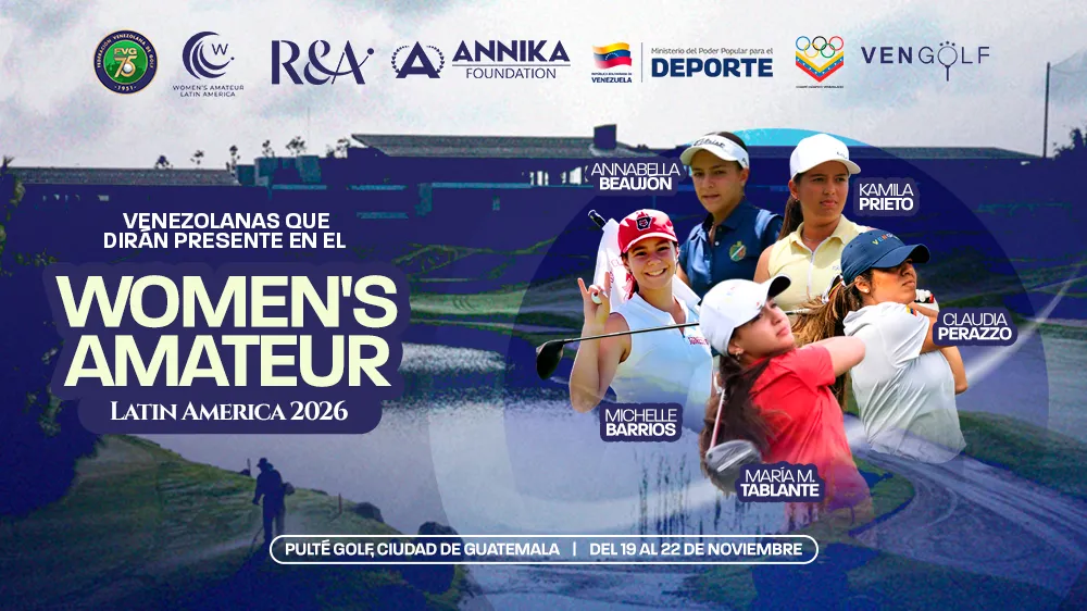 El golf femenino venezolano apunta alto en el WALA 2026 en Guatemala