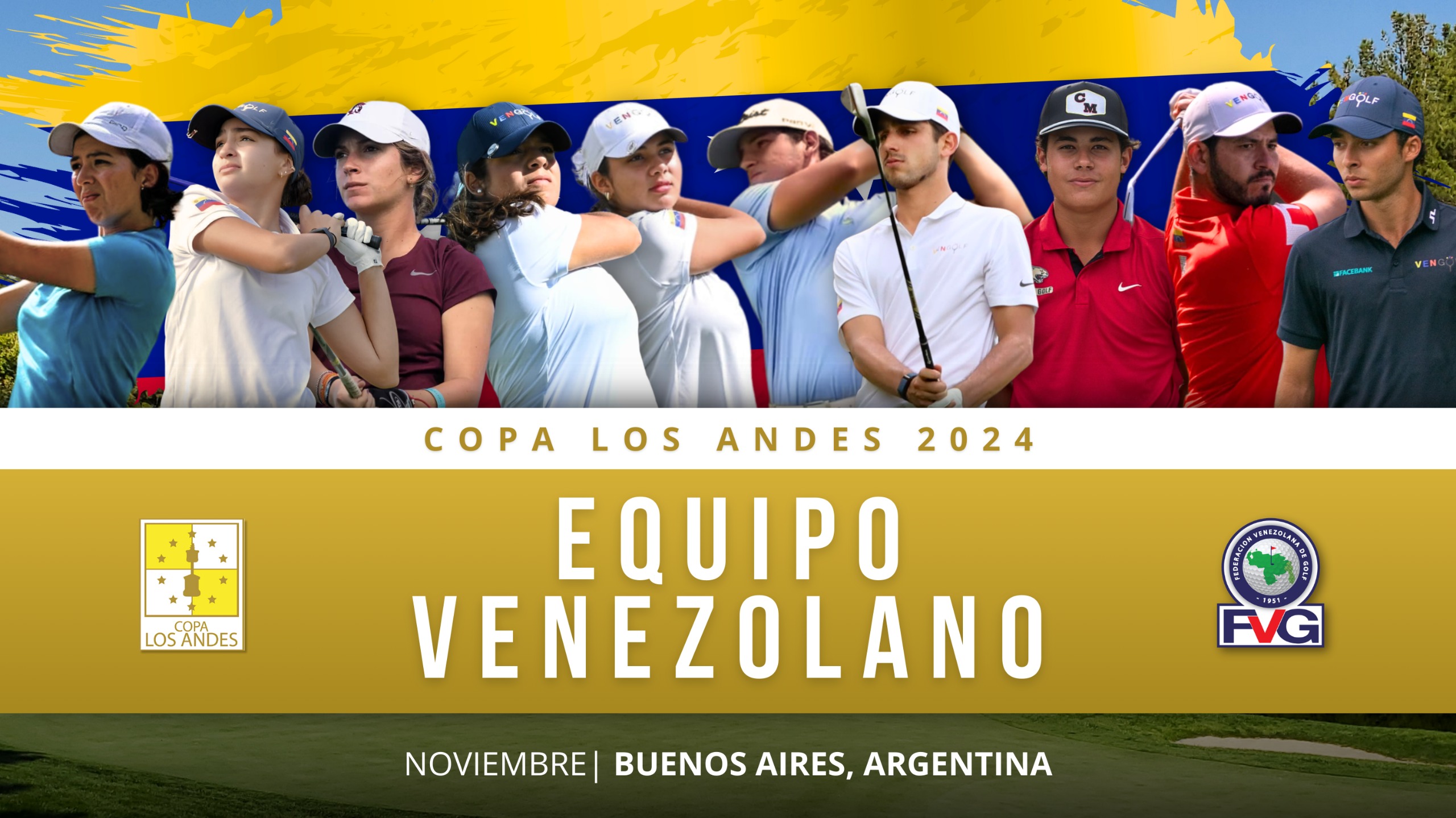 Golf Venezolano listo para destacarse en Copa Los Andes de Argentina