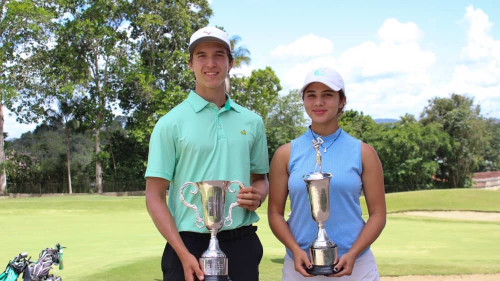 Alejandro Rivas e Ivanna Flores son los Campeones Nacionales Juveniles de Golf