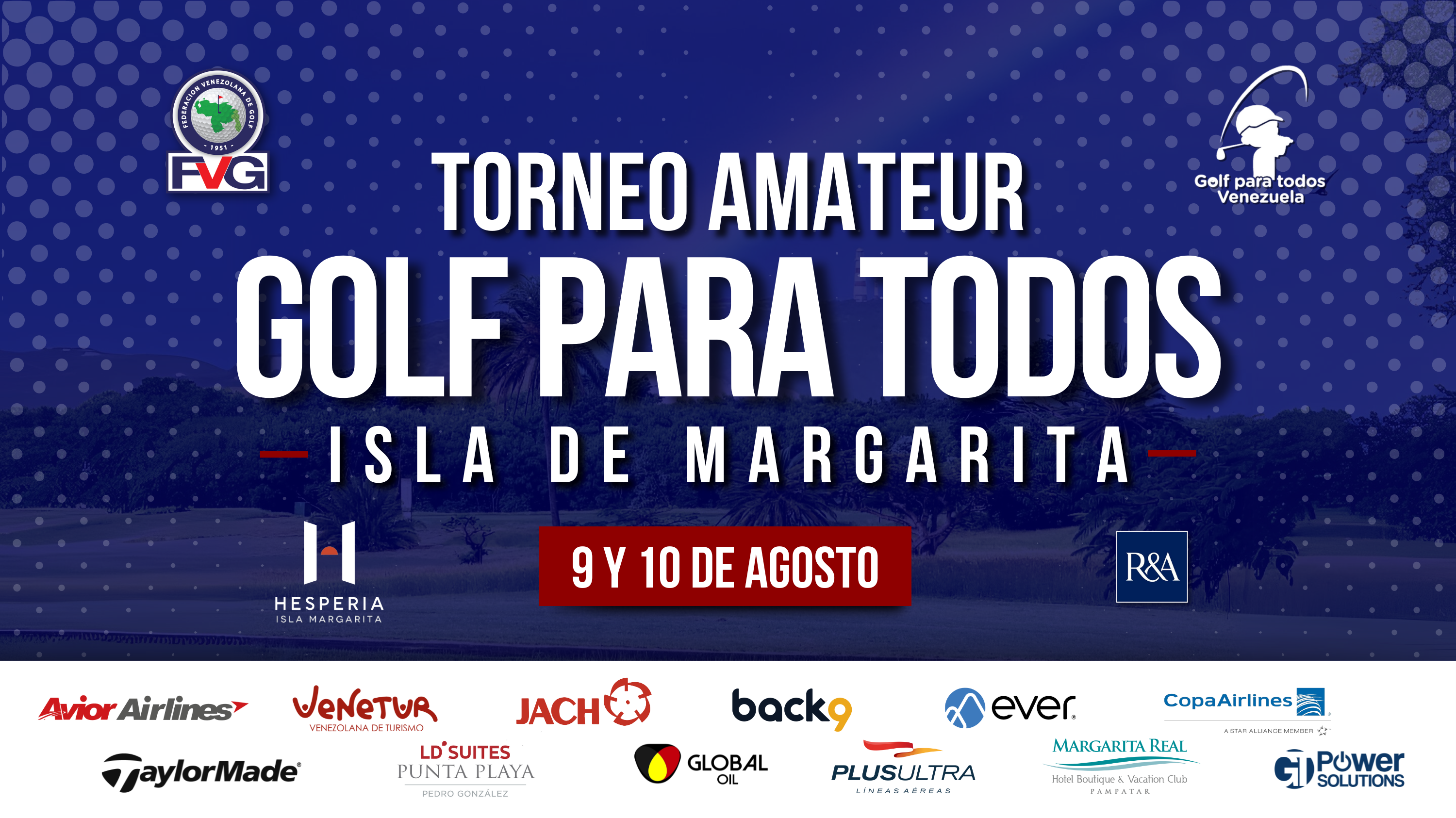 Inscripciones abiertas Amateur Golf para Todos en Isla Margarita